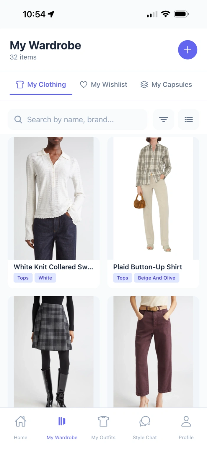 Wardrobe Grid View